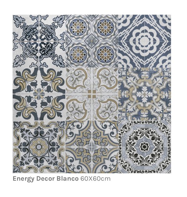 ⁦אריח פורצלן אנרג'י דקור מאוייר 60/60 Energy Decor⁩ – תמונה ⁦2⁩