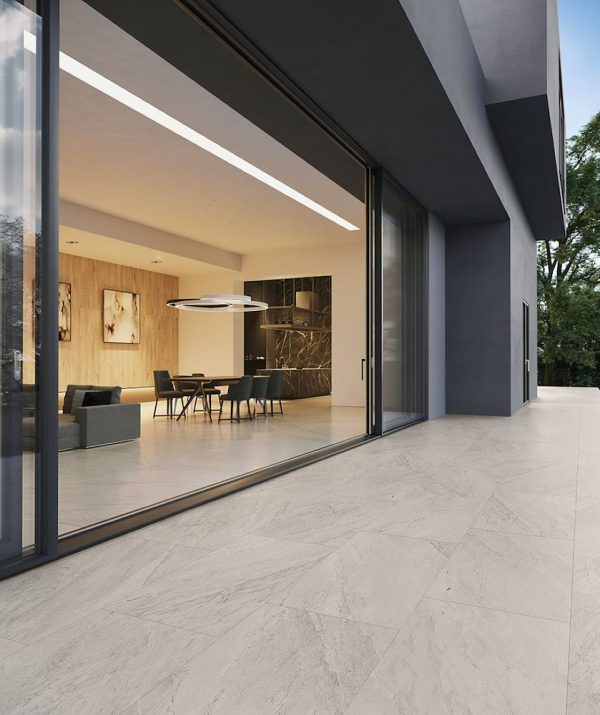 ⁦אריח פורצלן אגטוס אפור מט  ס"מ Agathòs Grey 270×120⁩ – תמונה ⁦3⁩