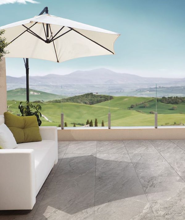 ⁦אריח פורצלן אגטוס אפור מט  ס"מ Agathòs Grey 270×120⁩ – תמונה ⁦4⁩