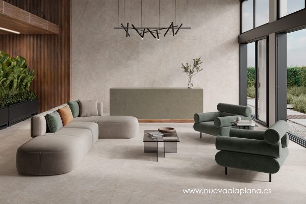 ⁦אריח פורצלן טאג' מהל מבריק ס״מ Taj Mahal Cream Polished Mirror 120/280⁩ – תמונה ⁦4⁩