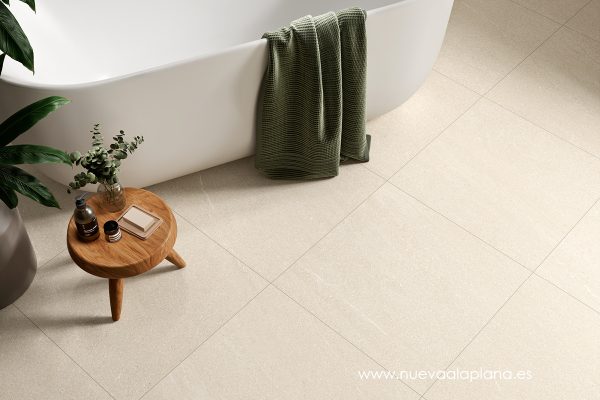 ⁦אריח פורצלן הלטון קרמה מט ס״מ Halton Cream Matt 120/280⁩ – תמונה ⁦2⁩