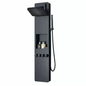 מערכת פינוק למקלחת דגם "אופרה" | שחור מט | מק״ט 3838-0830