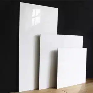 אריח פורצלן 120/120 ס״מ מראה לבן מבריק ריצוף וחיפוי פנים וחוץ