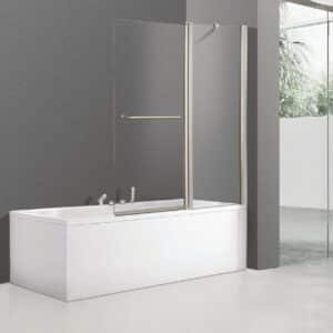 אמבטיון COUNTRY – קאנטרי דלת + דופן קבועה | גימור ניקל | עיצוב קלאסי-מודרני