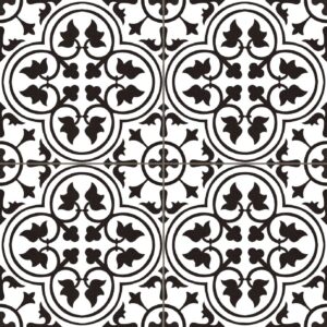 אריח פורצלן פריס המלטון שחור מאוייר 45/45 ספרדי HAMPTON BLACK MATT