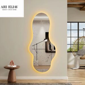 מראה מעוצבת עם תאורת LED ניבולה NÉBULA Mirror